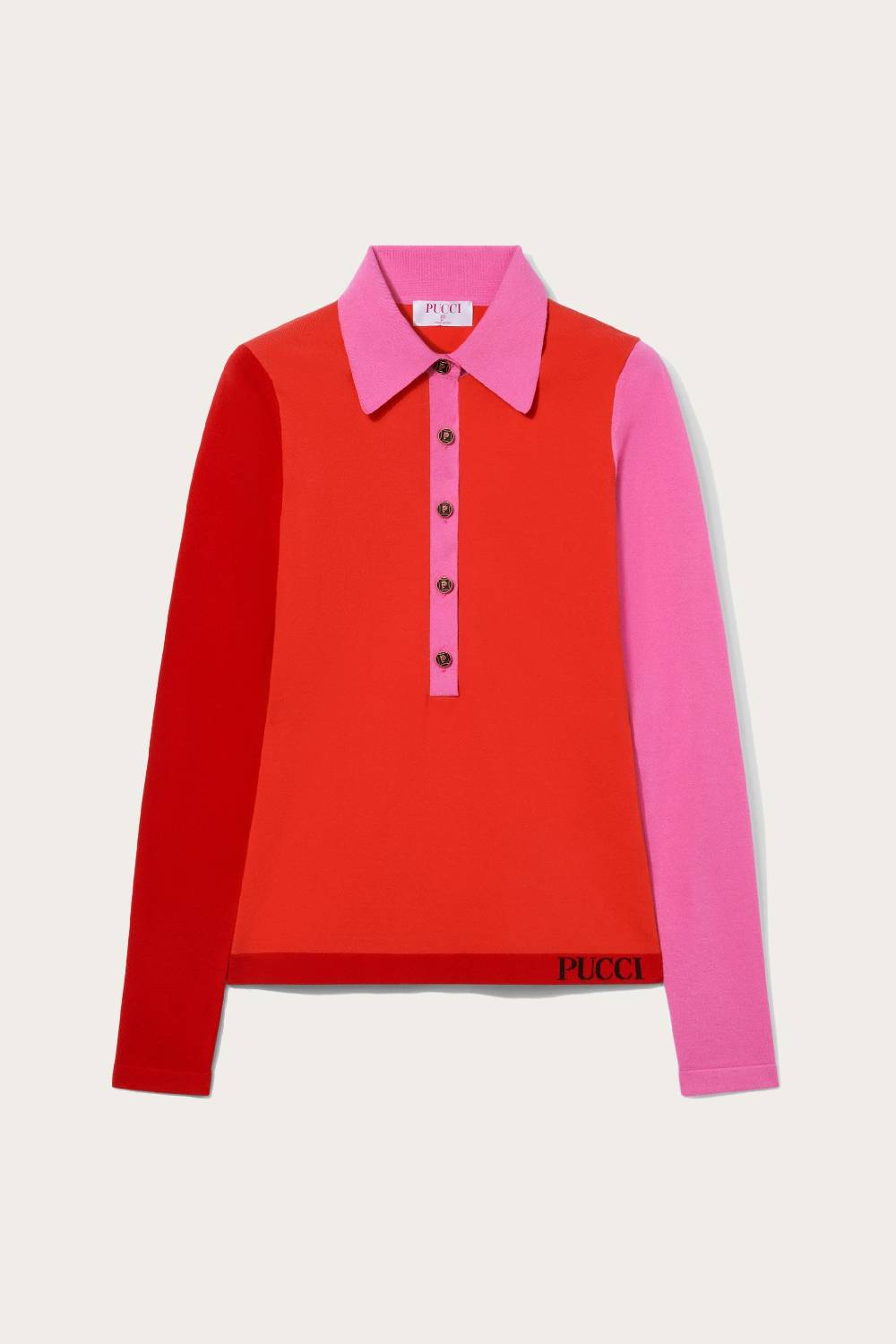 Pucci Top in maglia con design color-block Offerte