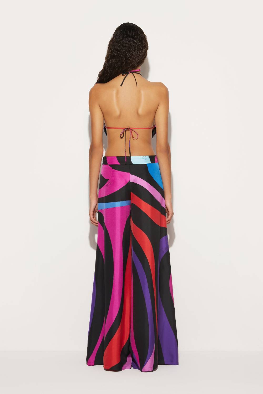 Pucci Pantaloni in seta con stampa Marmo Hotsell