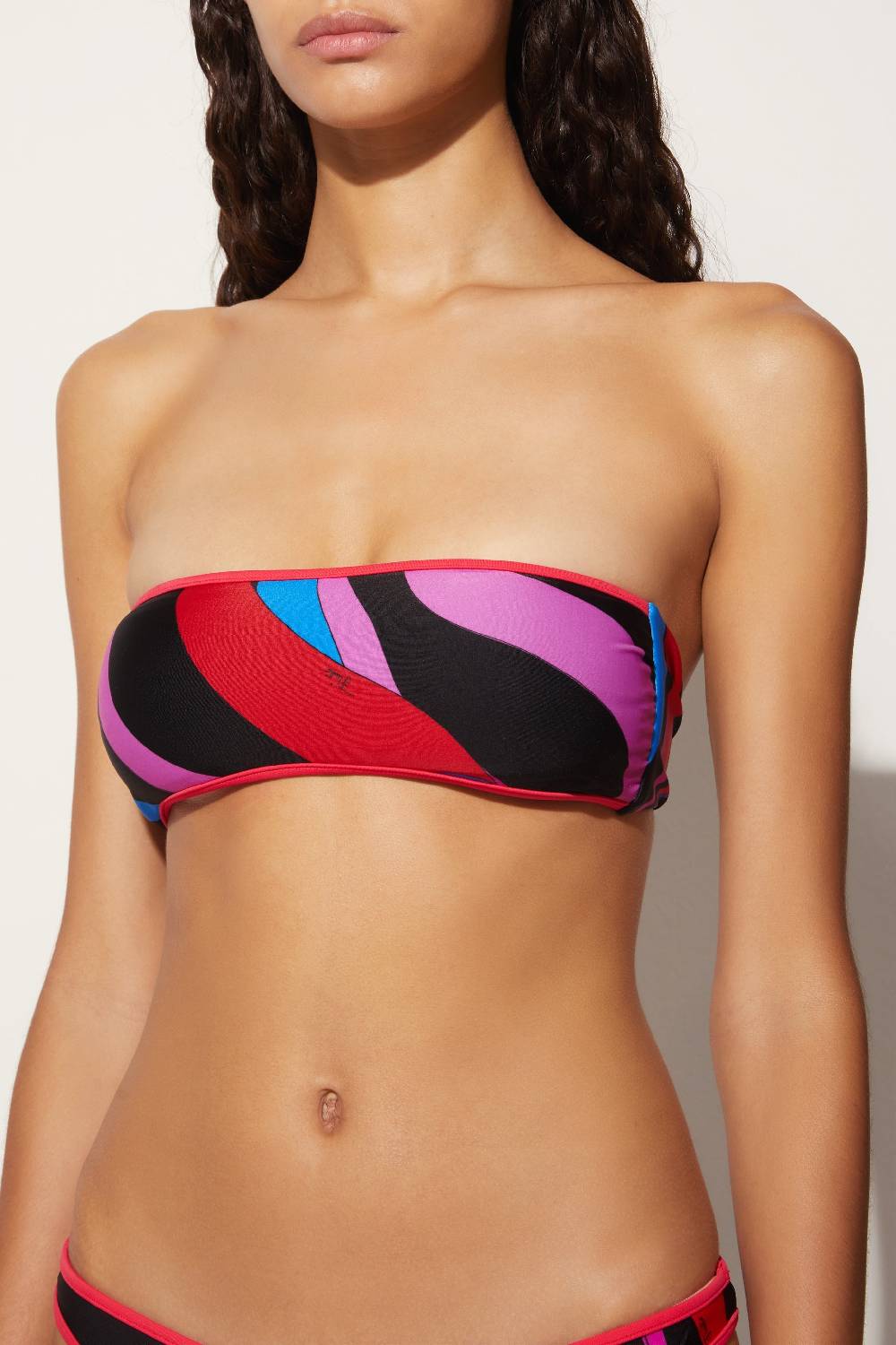 Pucci Top bikini con stampa Marmo Prezzo di fabbrica