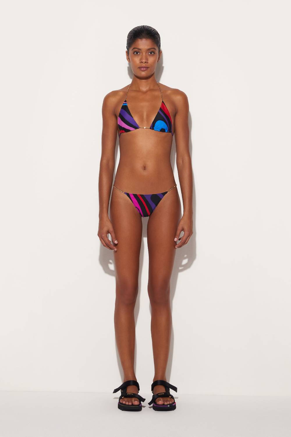 Pucci Top bikini con stampa Marmo Shopping online