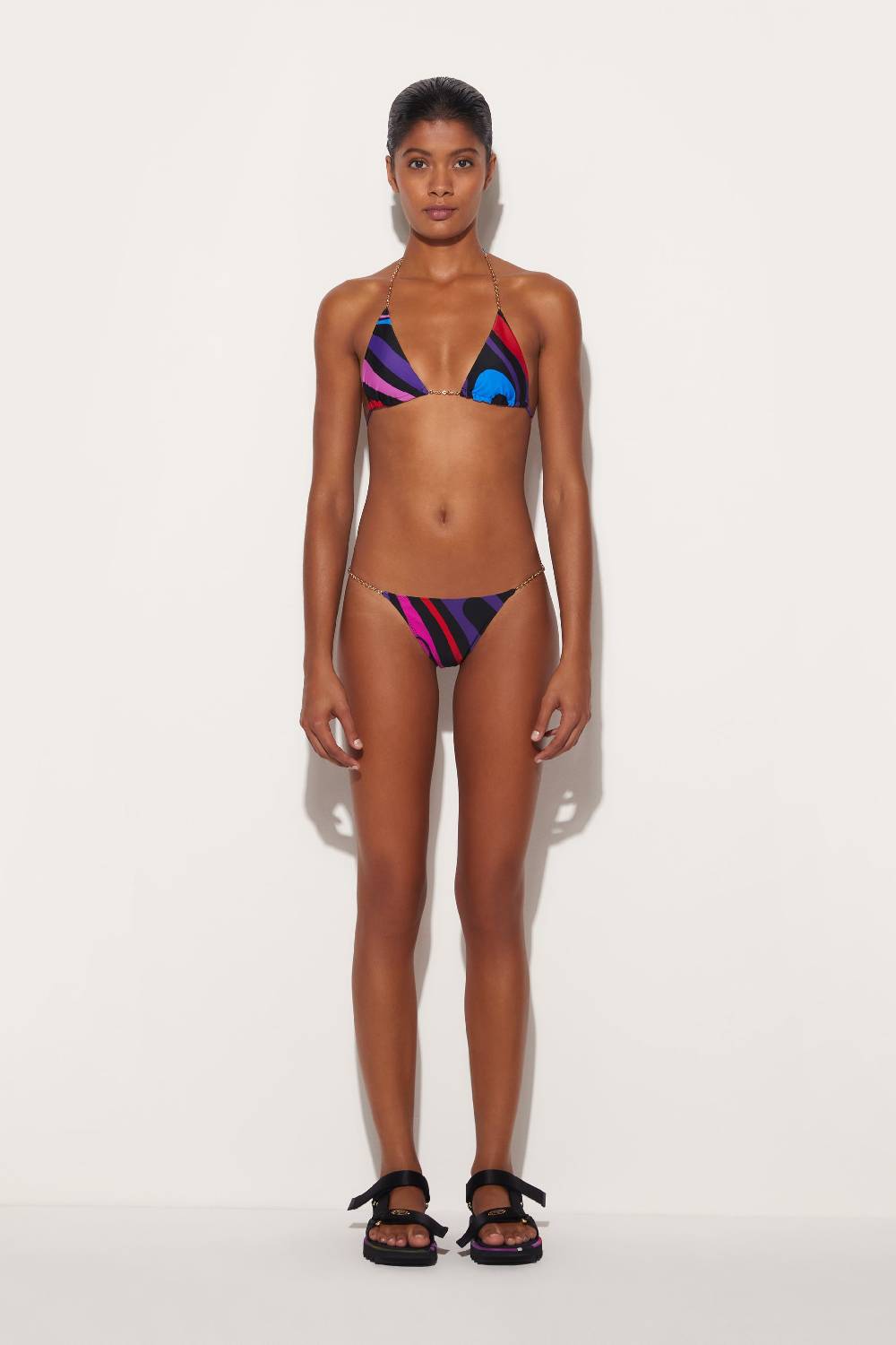 Pucci Slip bikini con stampa Marmo Offerta esclusiva