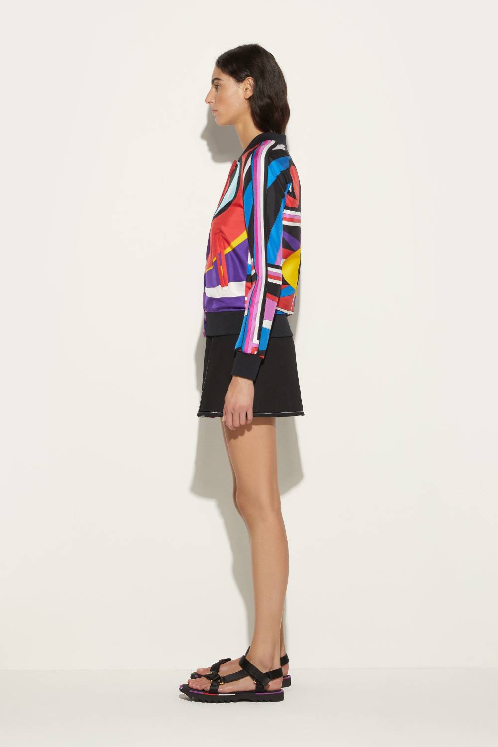 Pucci Bomber in seta con stampa Cigni Cyber Monday