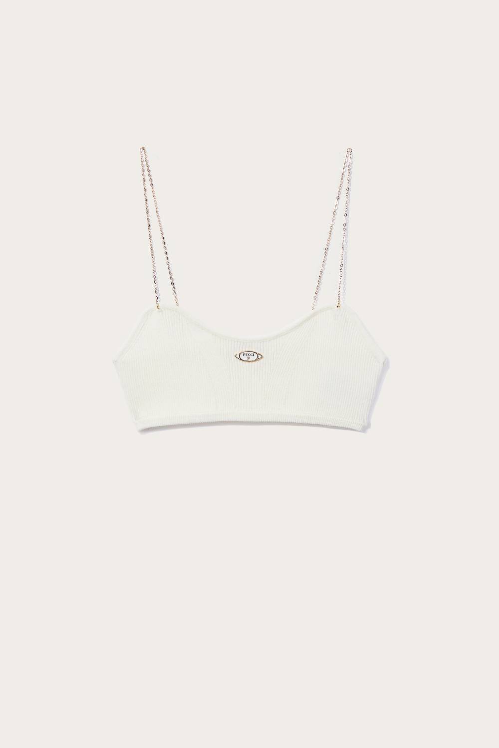 Pucci Top a fascia con spalline a catena Online Outlet