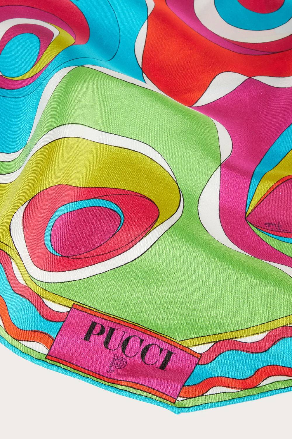 Pucci Foulard in seta con stampa Bersaglio Offerte giornaliere
