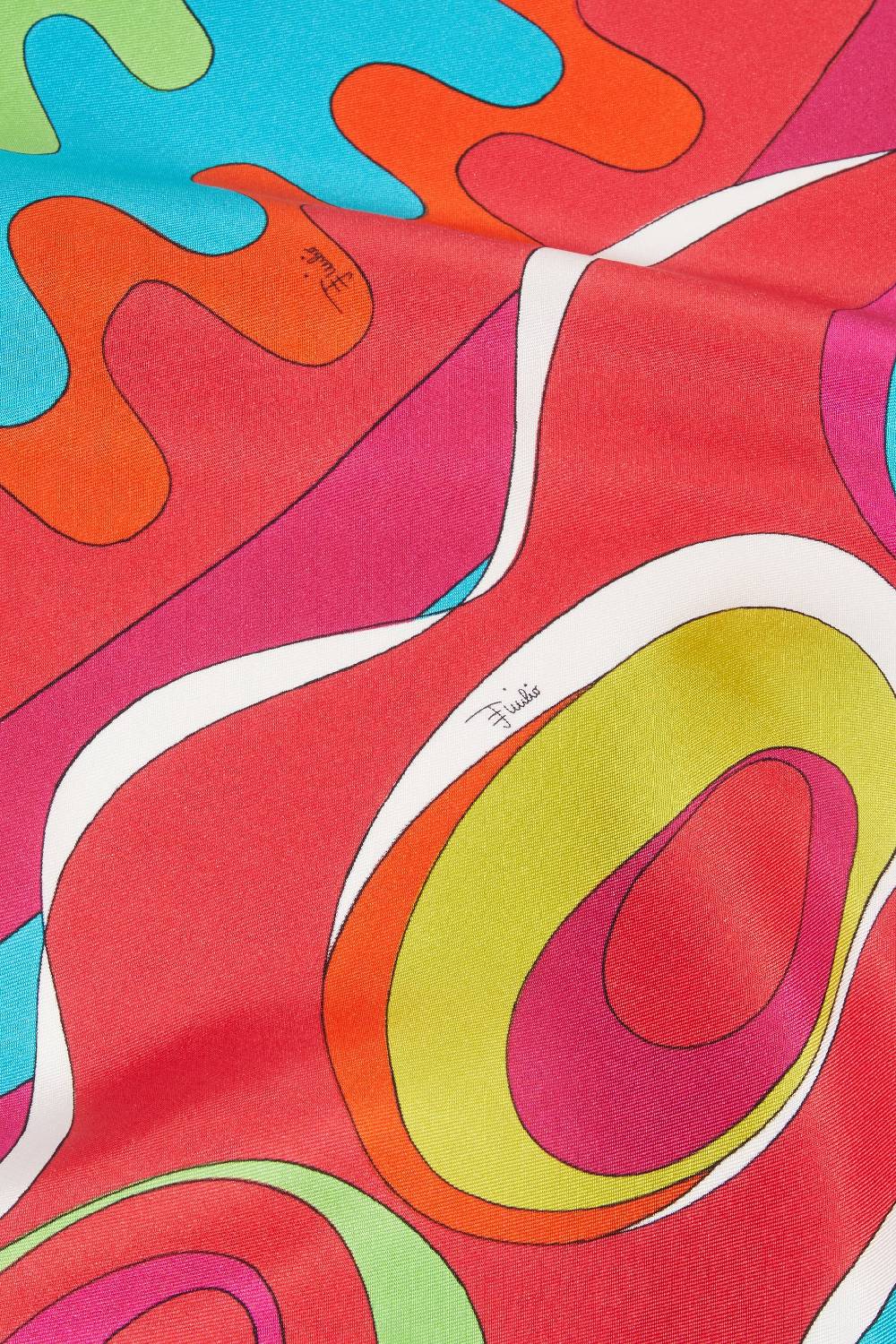 Pucci Foulard in seta con stampa Bersaglio Offerte giornaliere