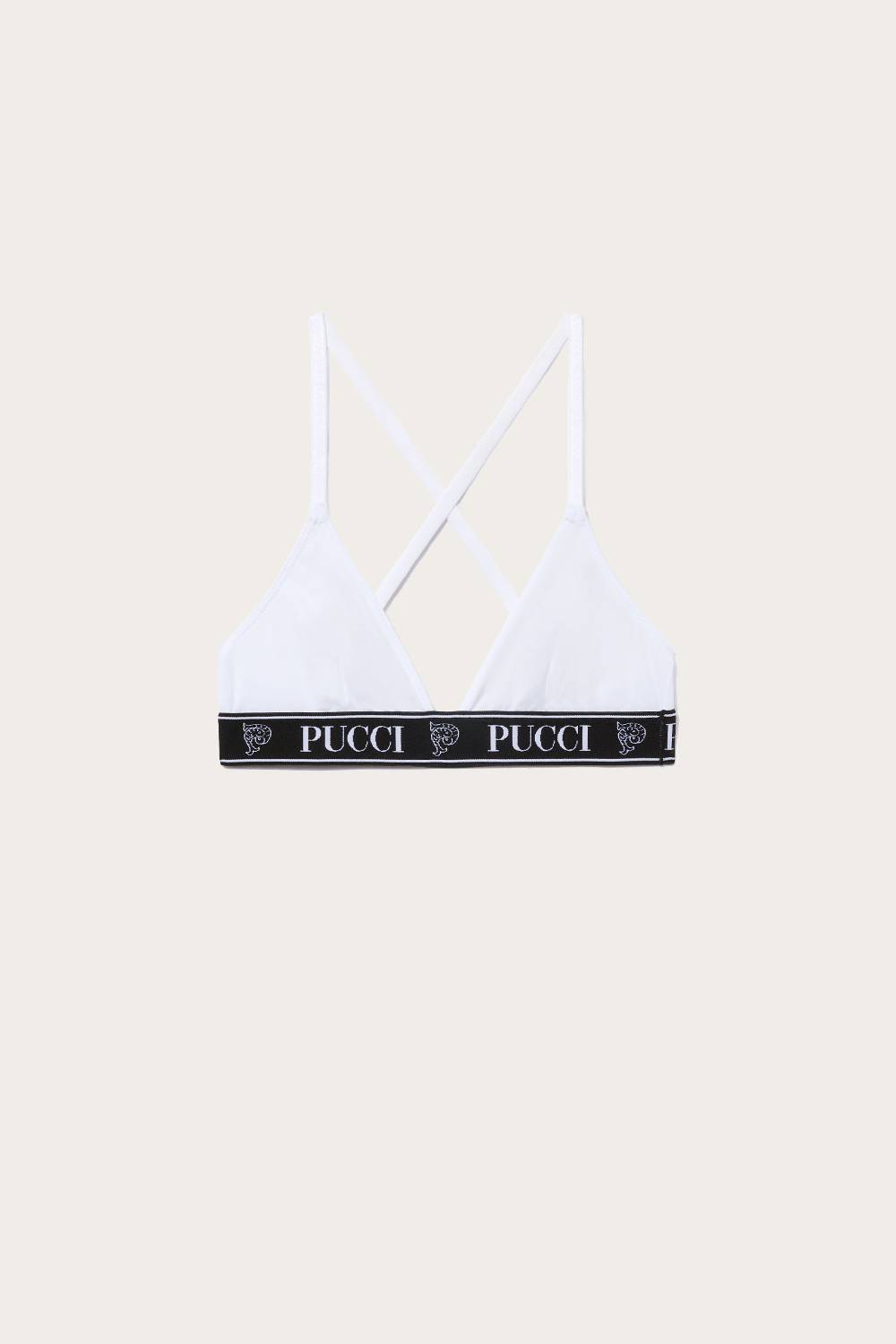 Pucci 3 Pack Reggiseno a triangolo con logo jacquard Ritorno libero