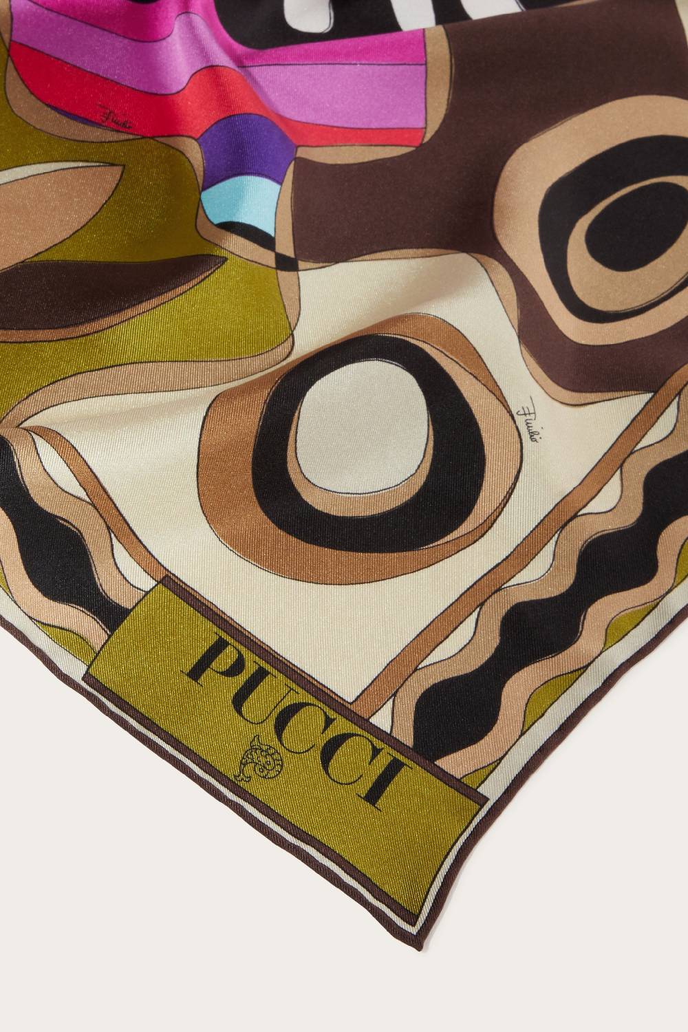 Pucci Carré grande in seta con stampa Bersaglio Discount Store per i nuovi prodotti