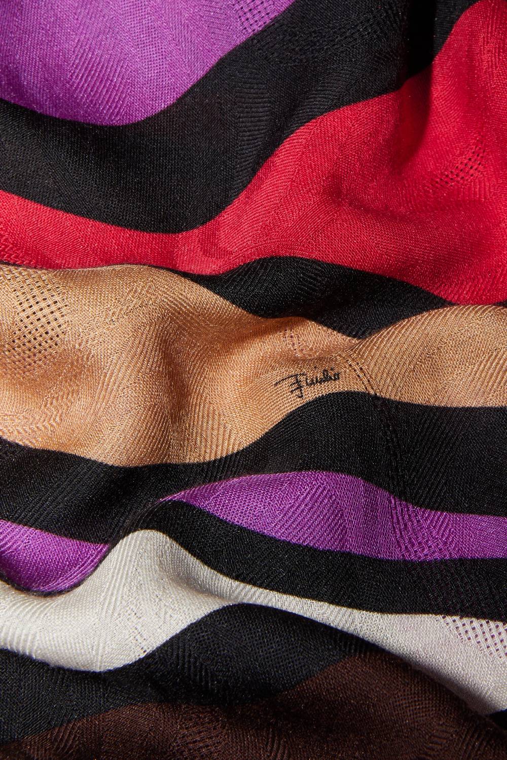Pucci Foulard grande jacquard con motivo Marmo Solo un giorno rimasto