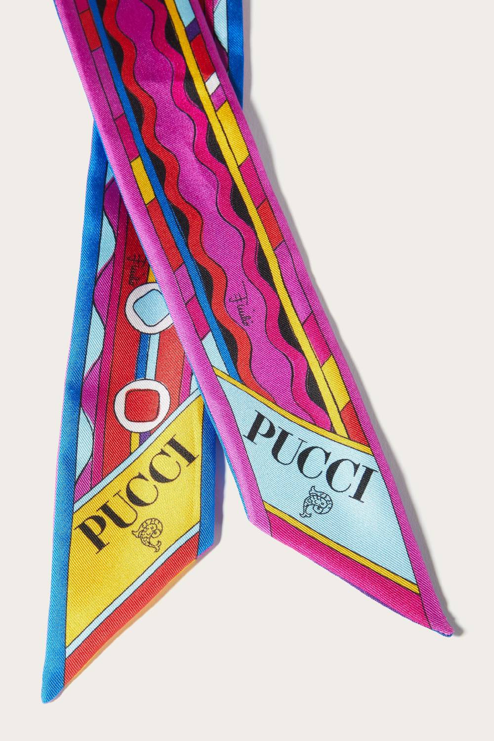 Pucci Foulard in seta con stampe Vivara e Bersaglio 50% di sconto con spedizione gratuita
