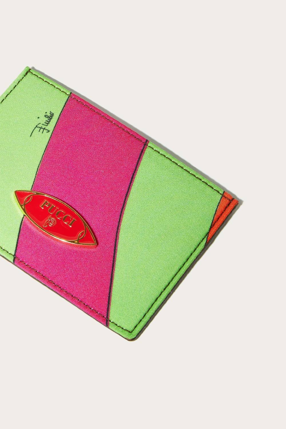 Pucci Portacarte con stampa Iride In vendita