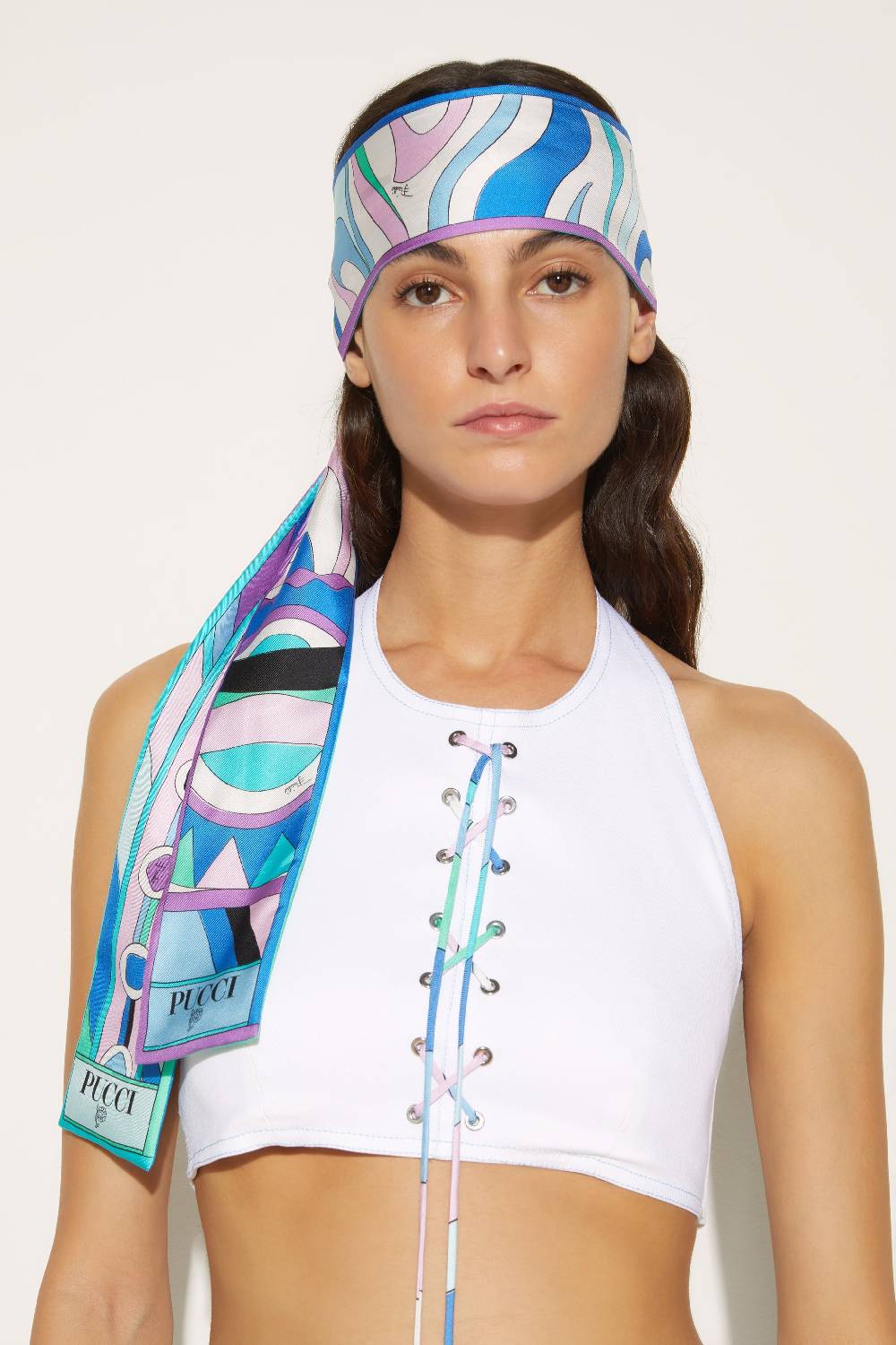 Pucci Foulard in seta con stampa Vivara Italy