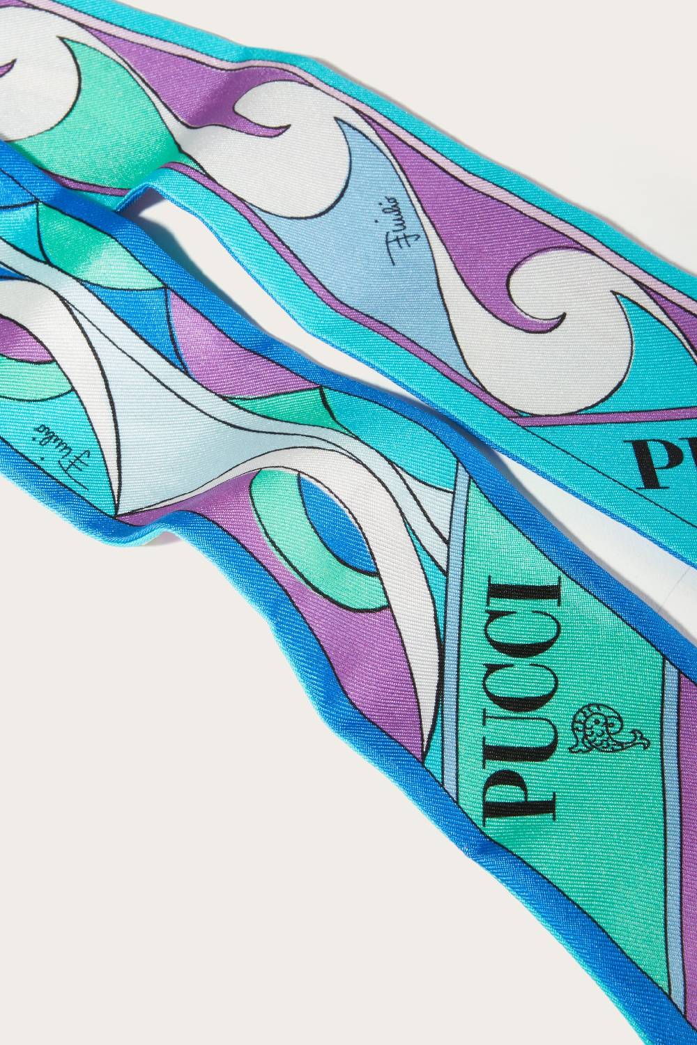 Pucci Foulard in seta con stampa Rombi Italia