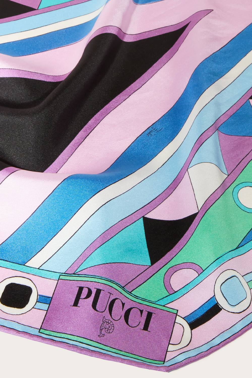 Pucci Foulard in seta con stampa Vivara Pezzi Unici