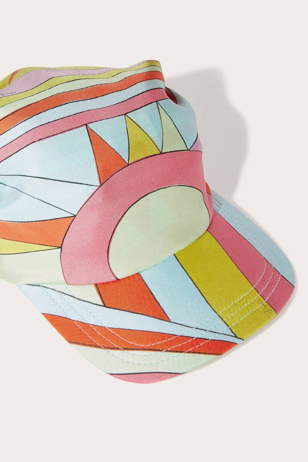 Pucci Cappello in seta con stampe Cigni e Iride Economico