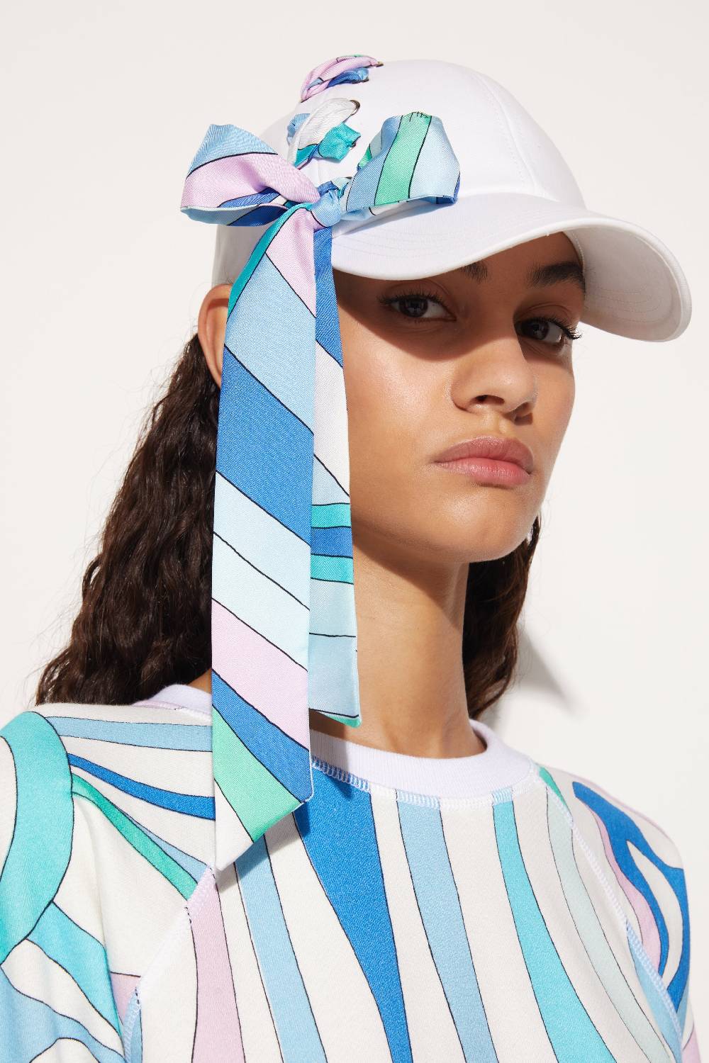 Pucci Cappello da baseball con inserto Iride Vendite Flash