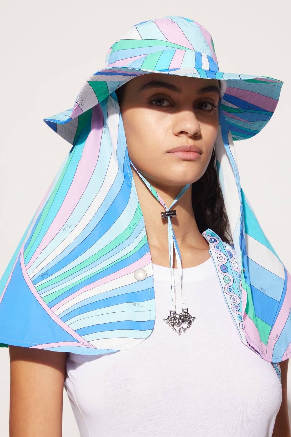 Pucci Cappello safari con stampa Iride Negozio