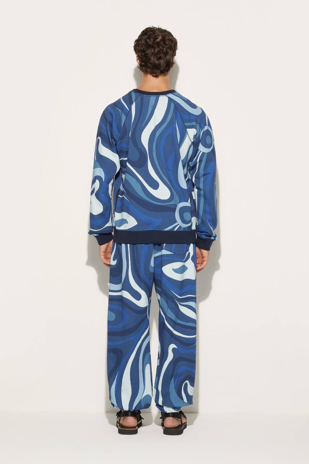 Pucci Felpa con stampa Marmo Grande vendita