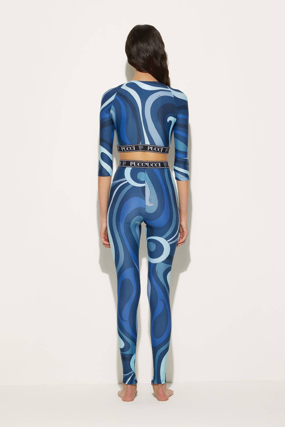 Pucci Crop top con stampa Marmo Flash Sale