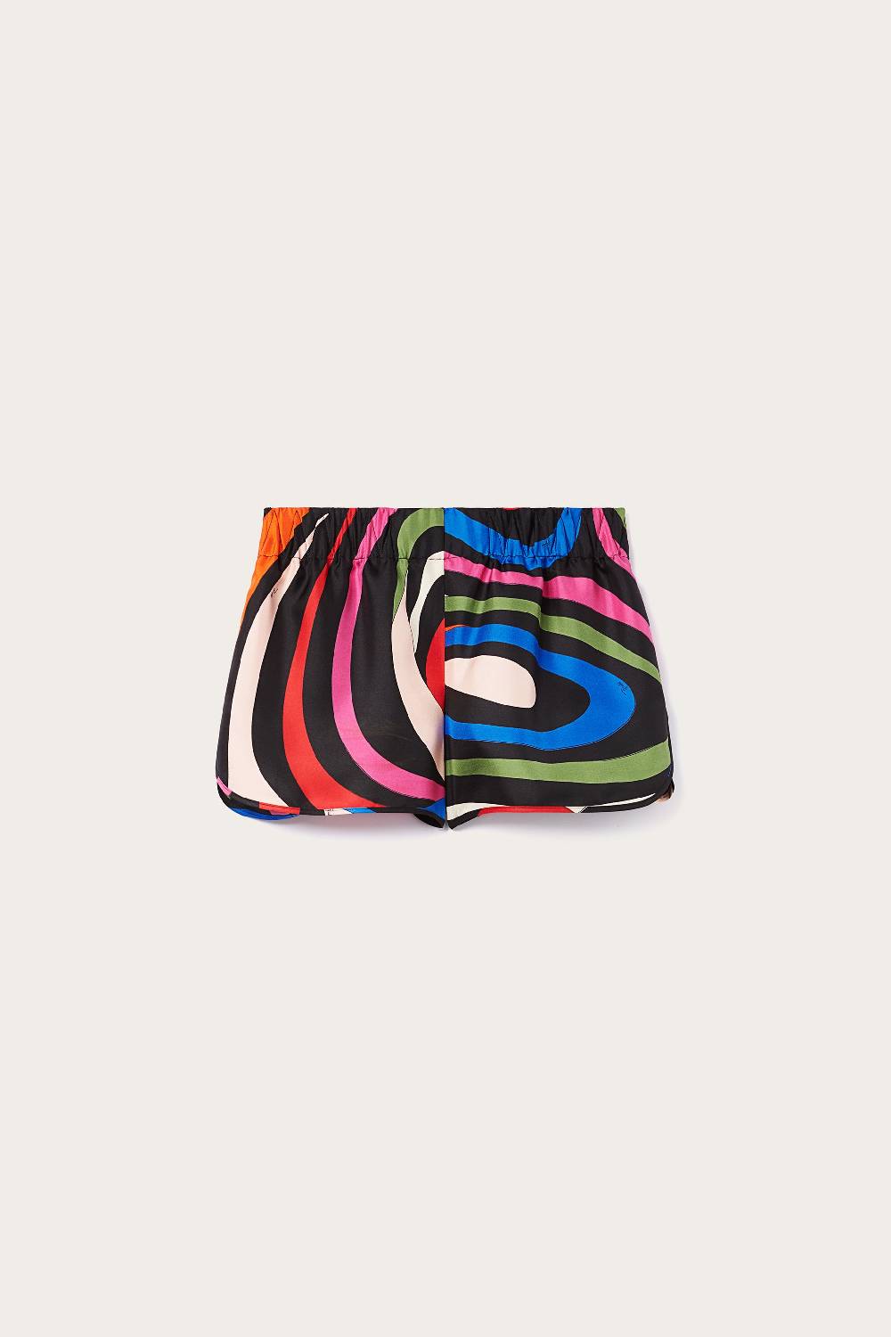 Pucci Shorts in seta con stampa Marmo Offerta per la Festa della Mamma