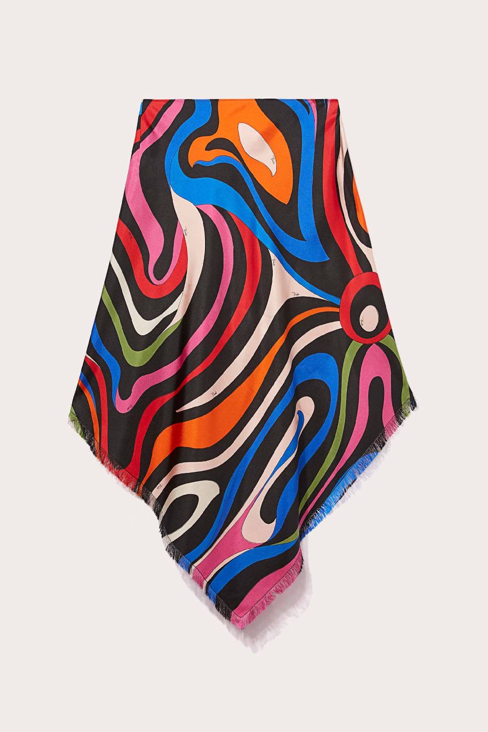 Pucci Gonna in seta con stampa Marmo Vendita calda