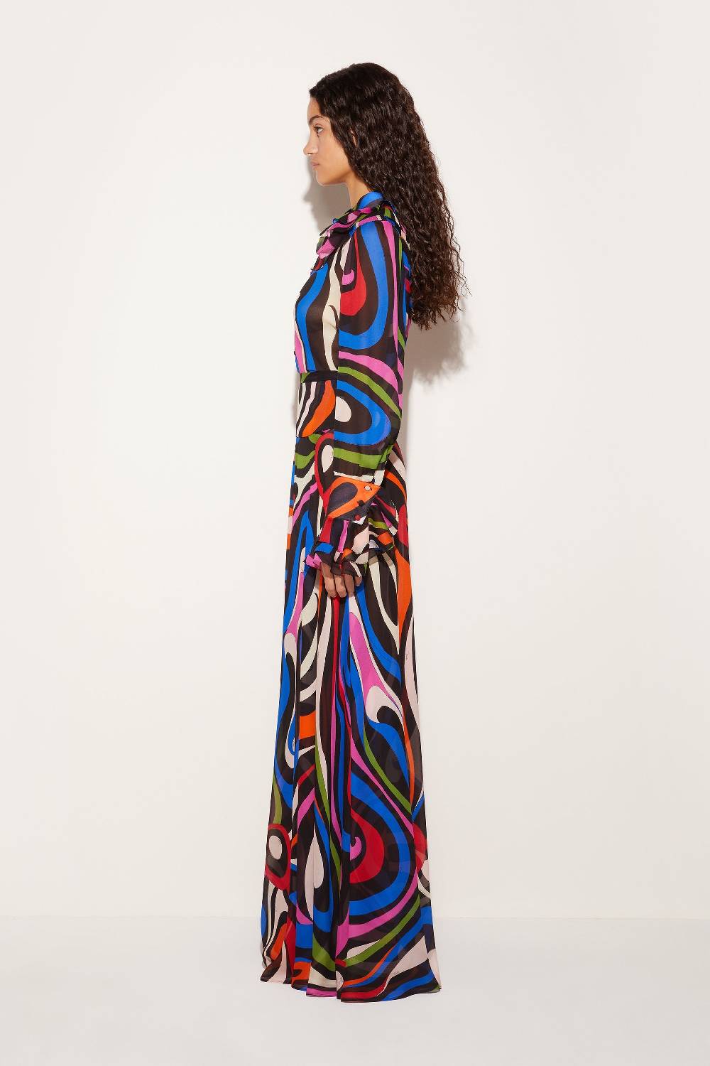 Pucci Camicia in seta con stampa Marmo Offerte esclusive