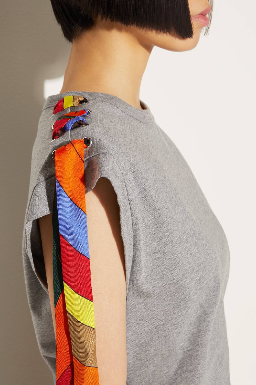 Pucci Top con inserto Iride Fino al 65% di sconto
