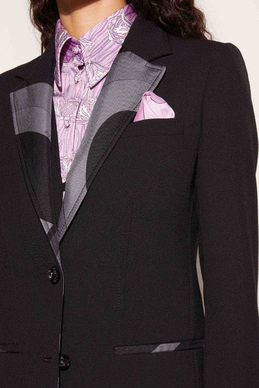 Pucci Blazer monopetto con finiture Marmo Solo un giorno rimasto