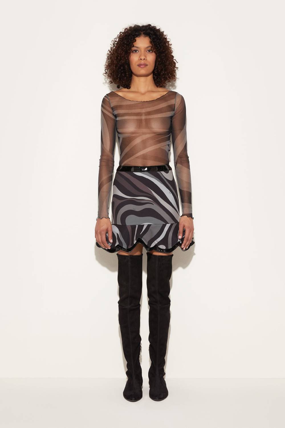 Pucci Top con stampa Iride Officina