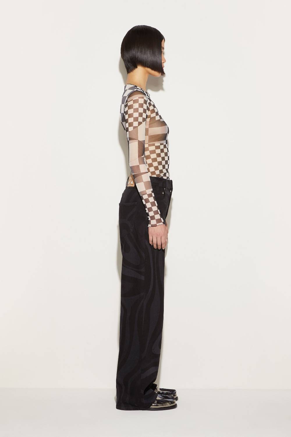 Pucci Top con stampa Giardino In Linea
