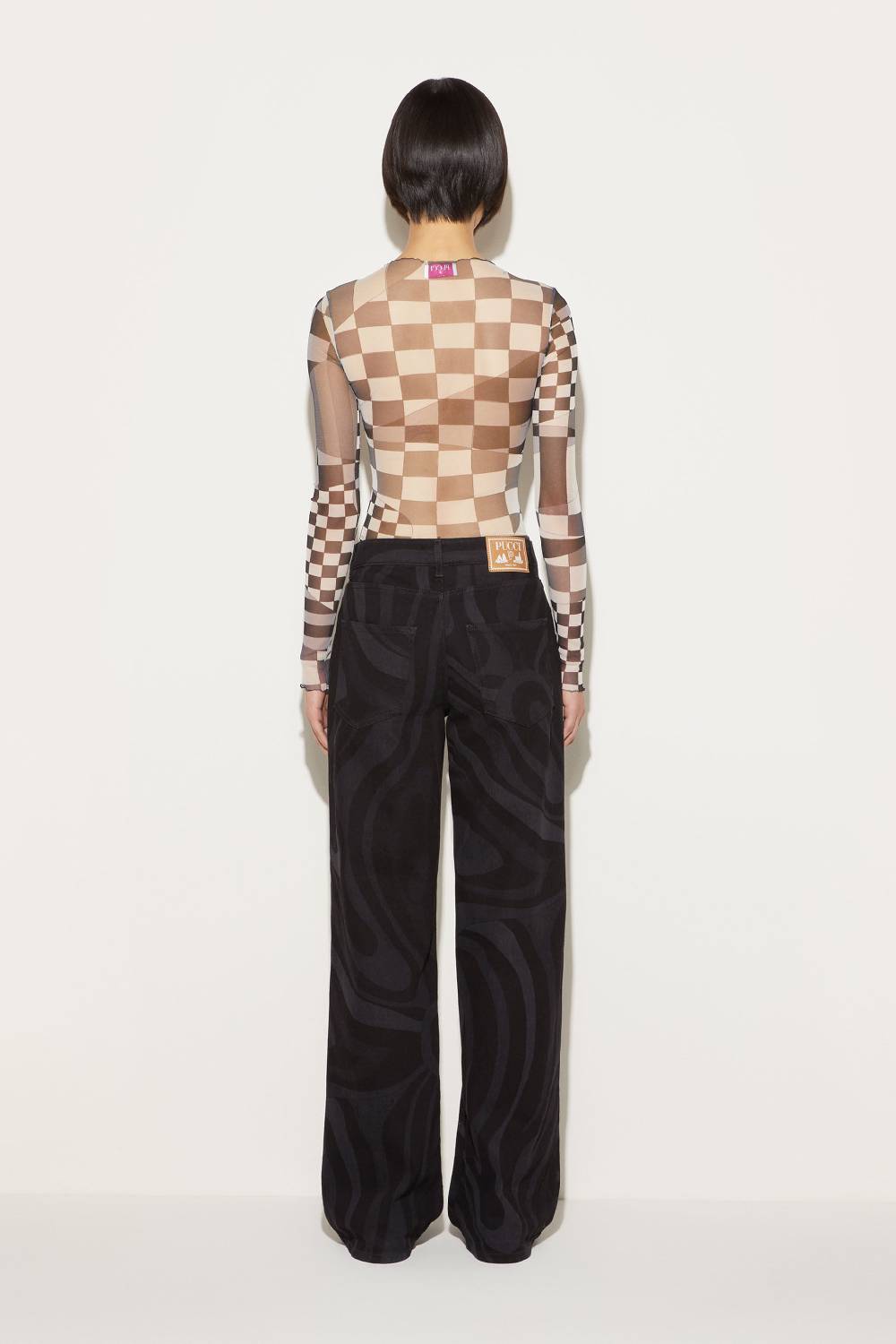 Pucci Top con stampa Giardino In Linea
