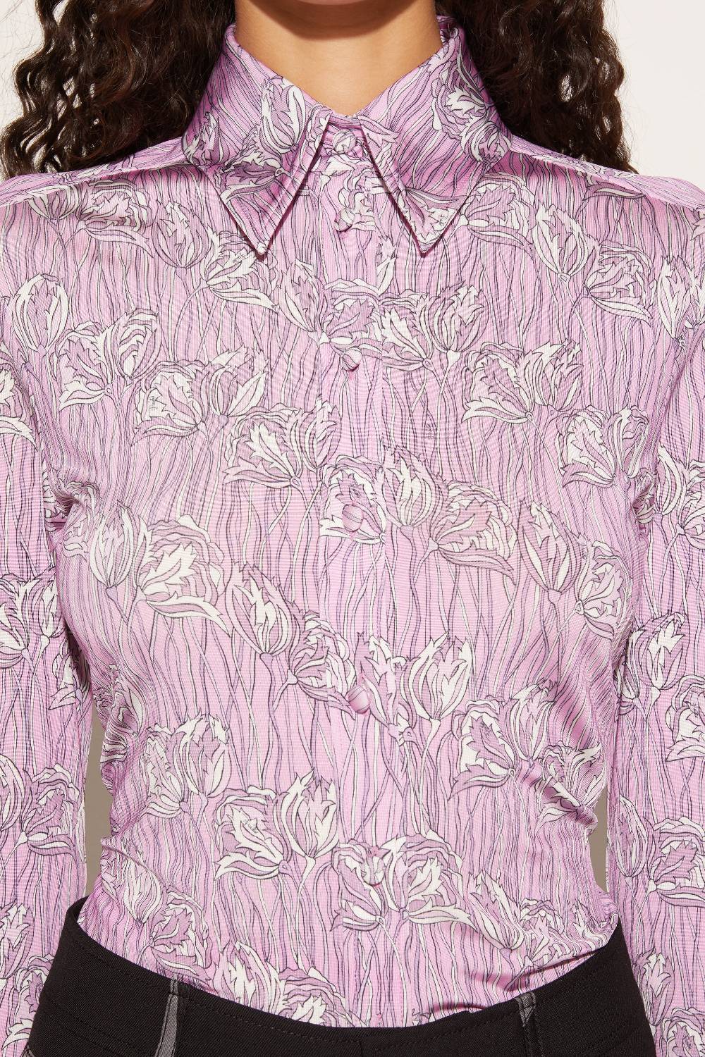 Pucci Camicia con stampa Fior di Loto Nuovo