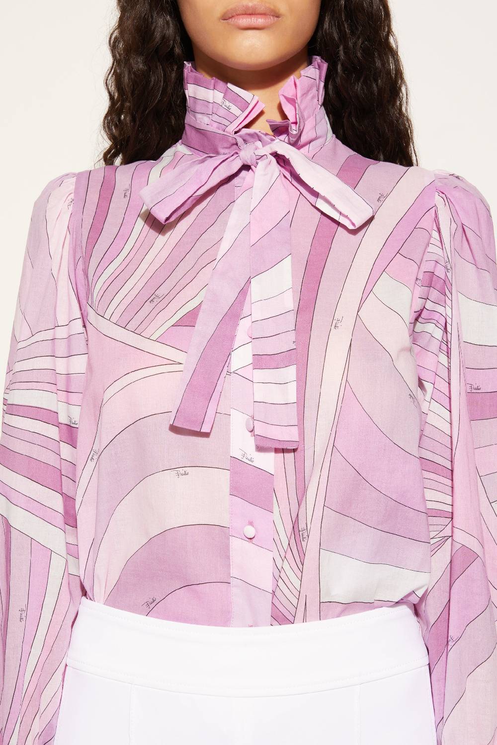 Pucci Camicia con stampa Iride Consegna Veloce