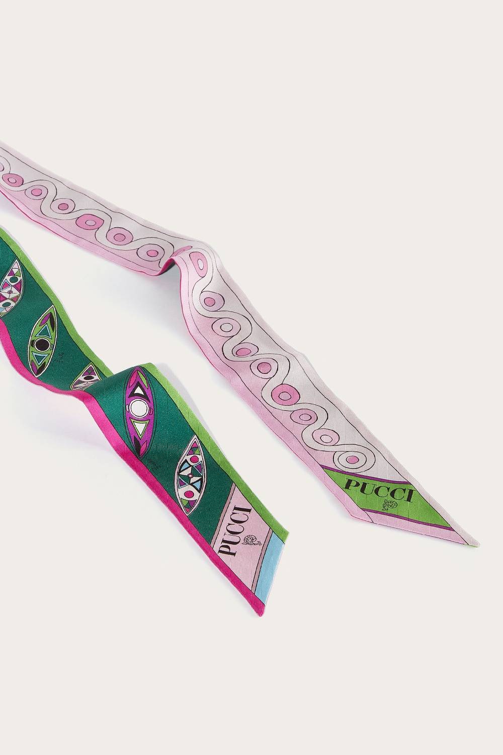 Pucci Visiera in seta con stampe Marmo e Onde Shopping Online