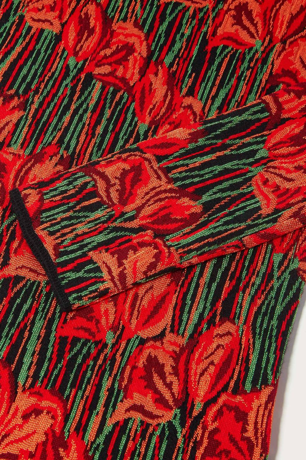 Pucci Abito lungo jacquard con motivo Fior di Loto Vendita Calda