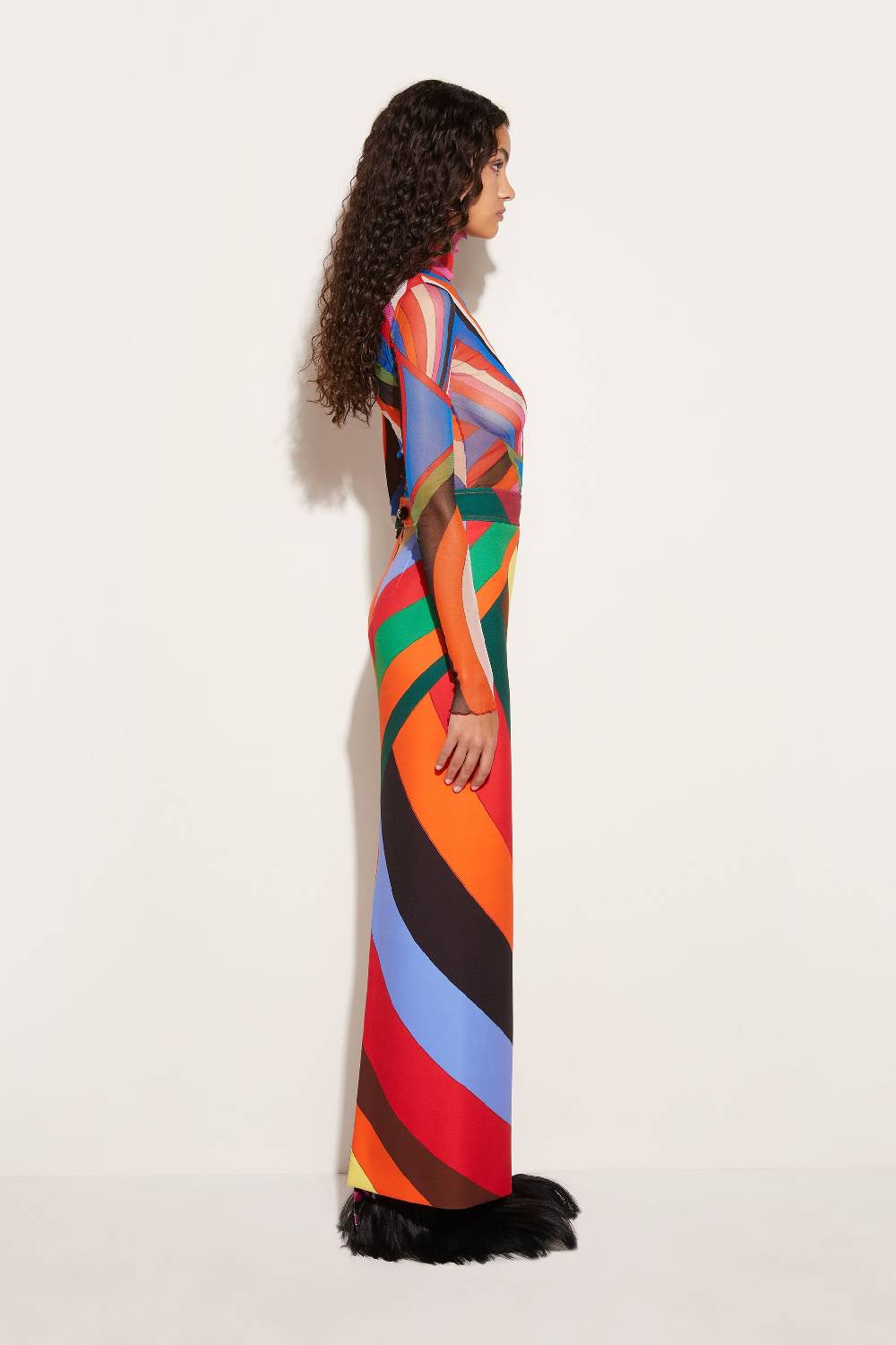Pucci Top con stampa Iride Saldi Di Fabbrica