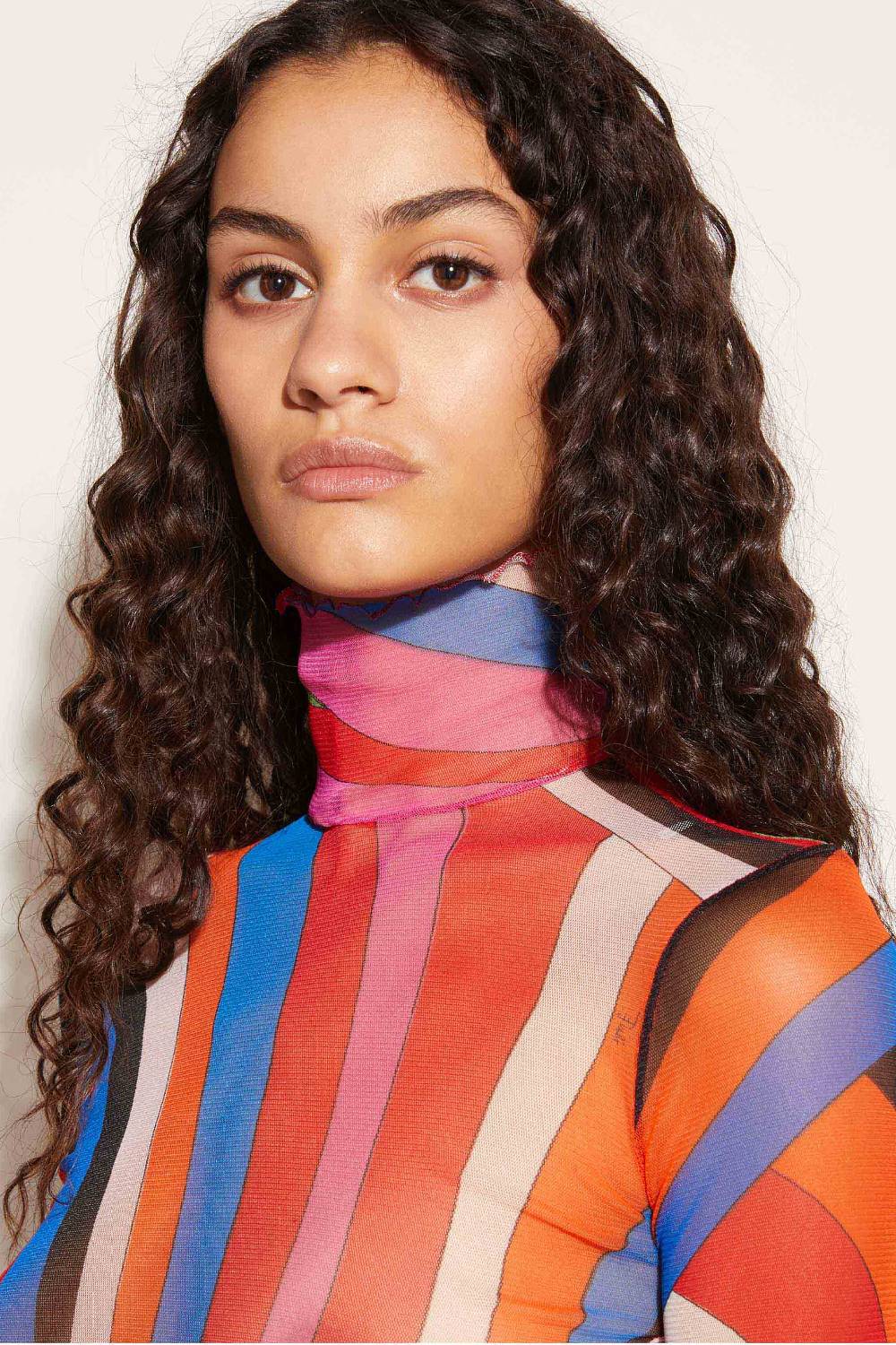 Pucci Top con stampa Iride Saldi Di Fabbrica