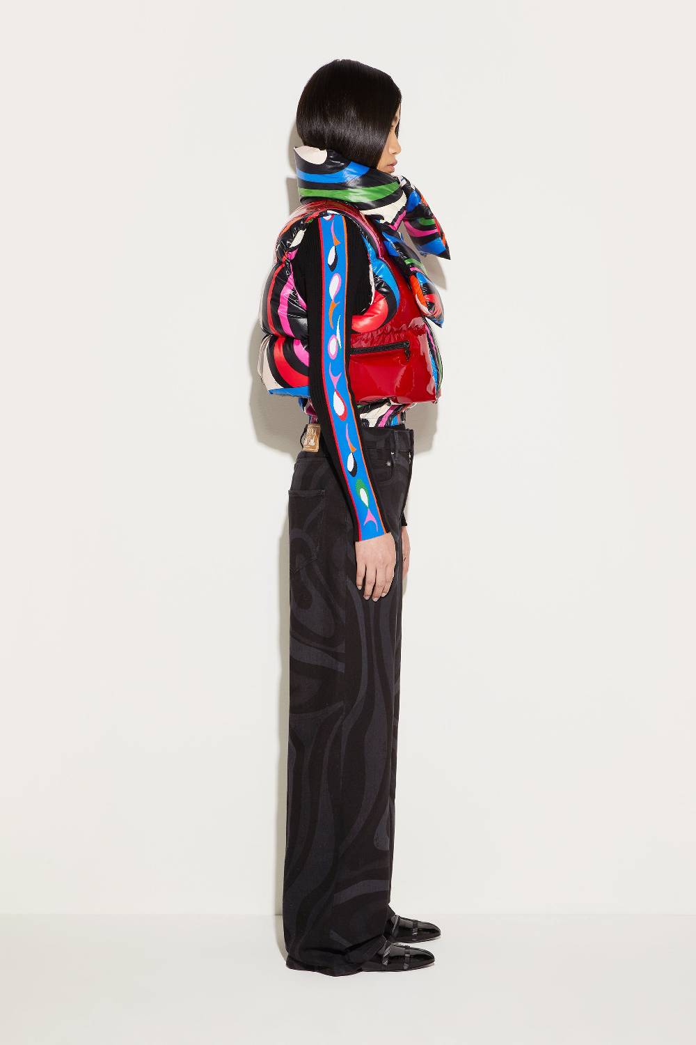 Pucci Gilet imbottito con stampa Marmo Moda