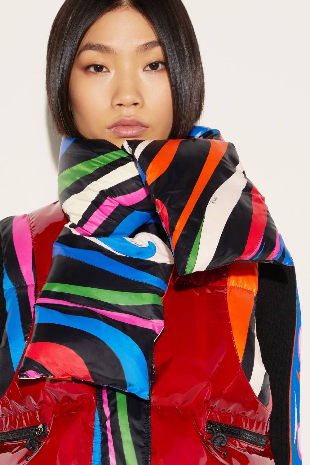 Pucci Gilet imbottito con stampa Marmo Moda