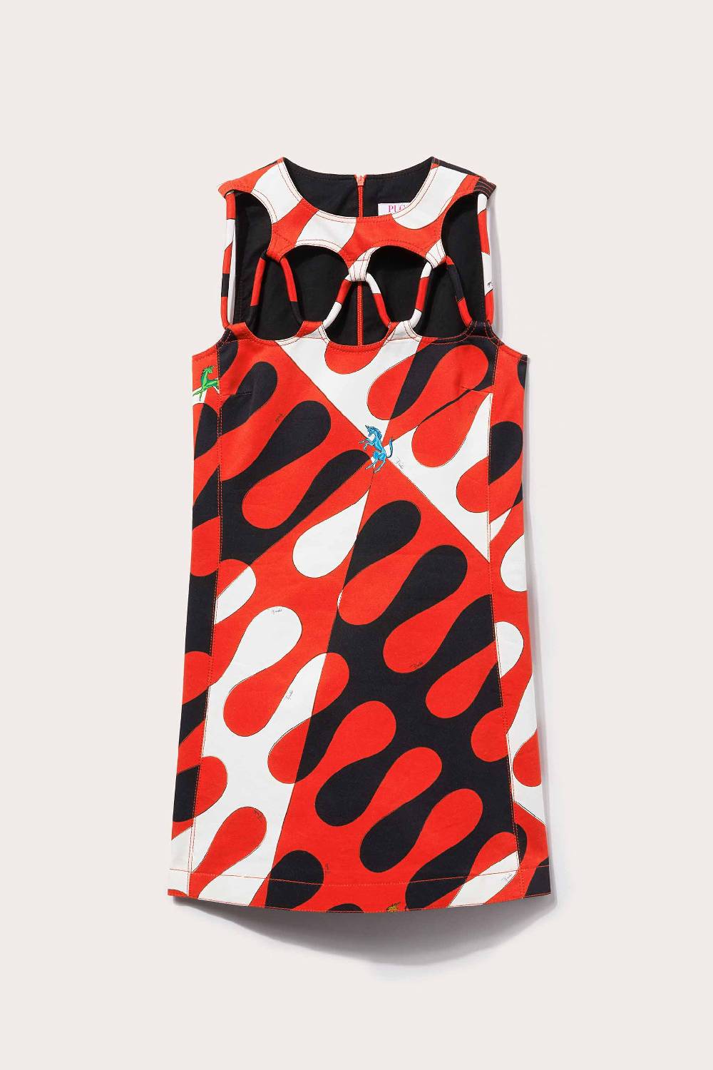 Pucci Mini abito con cut-out e stampa Leocorno Sconto di tempo limitato