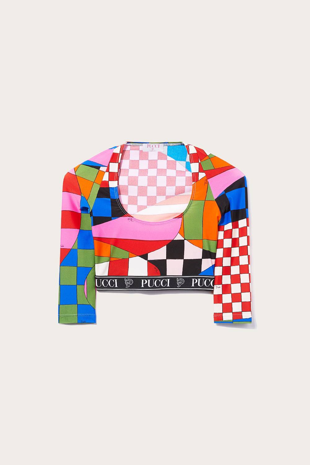 Pucci Crop top con stampa Giardino Shopping online