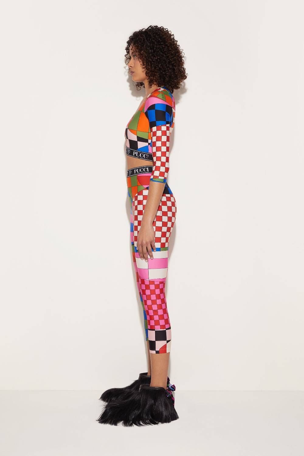 Pucci Crop top con stampa Giardino Shopping online