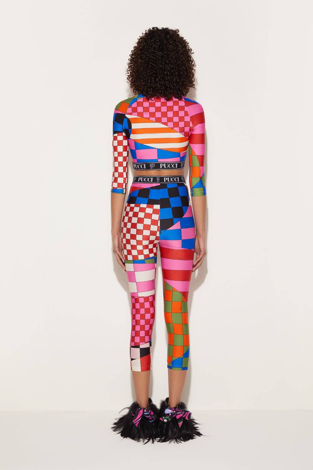 Pucci Crop top con stampa Giardino Shopping online