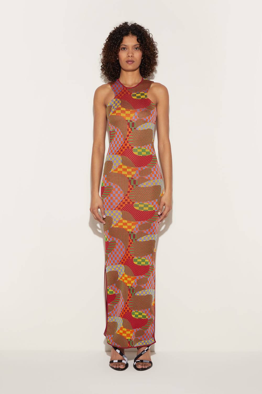 Pucci Abito lungo jacquard con motivo Giardino Vendite stagionali