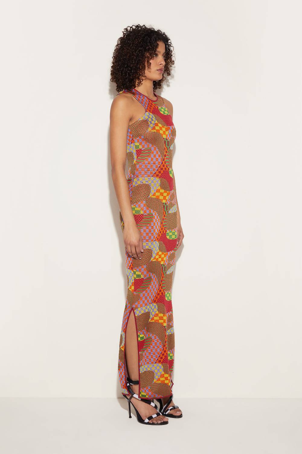 Pucci Abito lungo jacquard con motivo Giardino Vendite stagionali