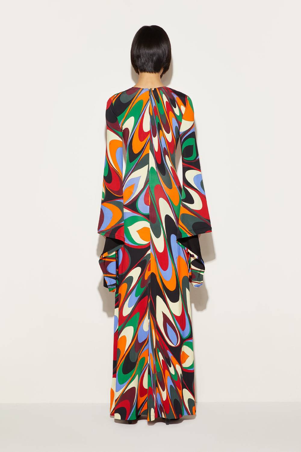 Pucci Abito lungo con stampa Onde Cyber Monday