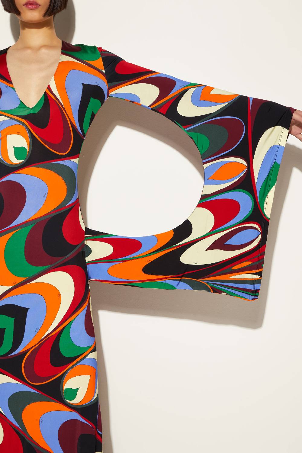 Pucci Abito lungo con stampa Onde Cyber Monday
