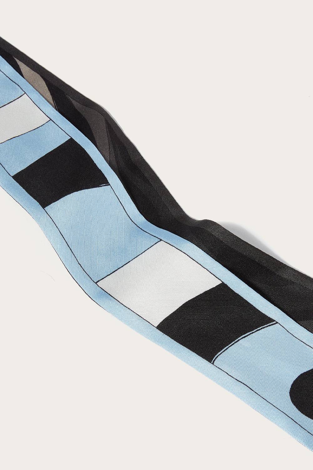 Pucci Foulard in seta con stampe Marmo e Iride Offerta Anniversario