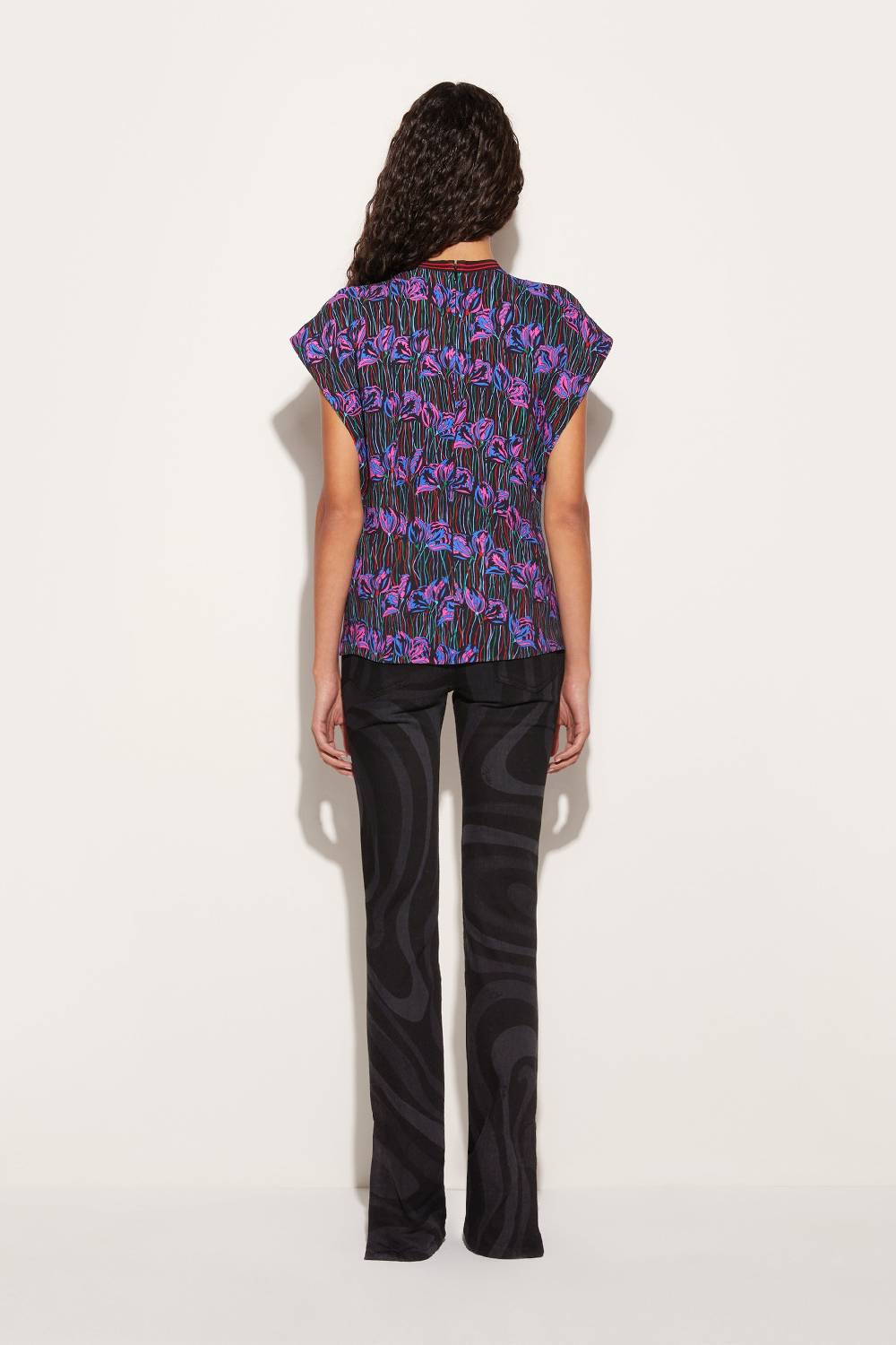 Pucci Top con stampa Fior di Loto e cut-out Latest fashion
