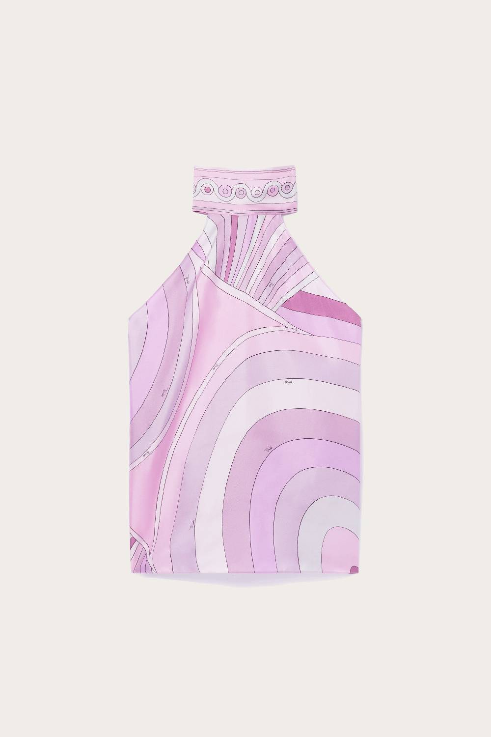 Pucci Top in seta con stampa Iride Grandi sconti