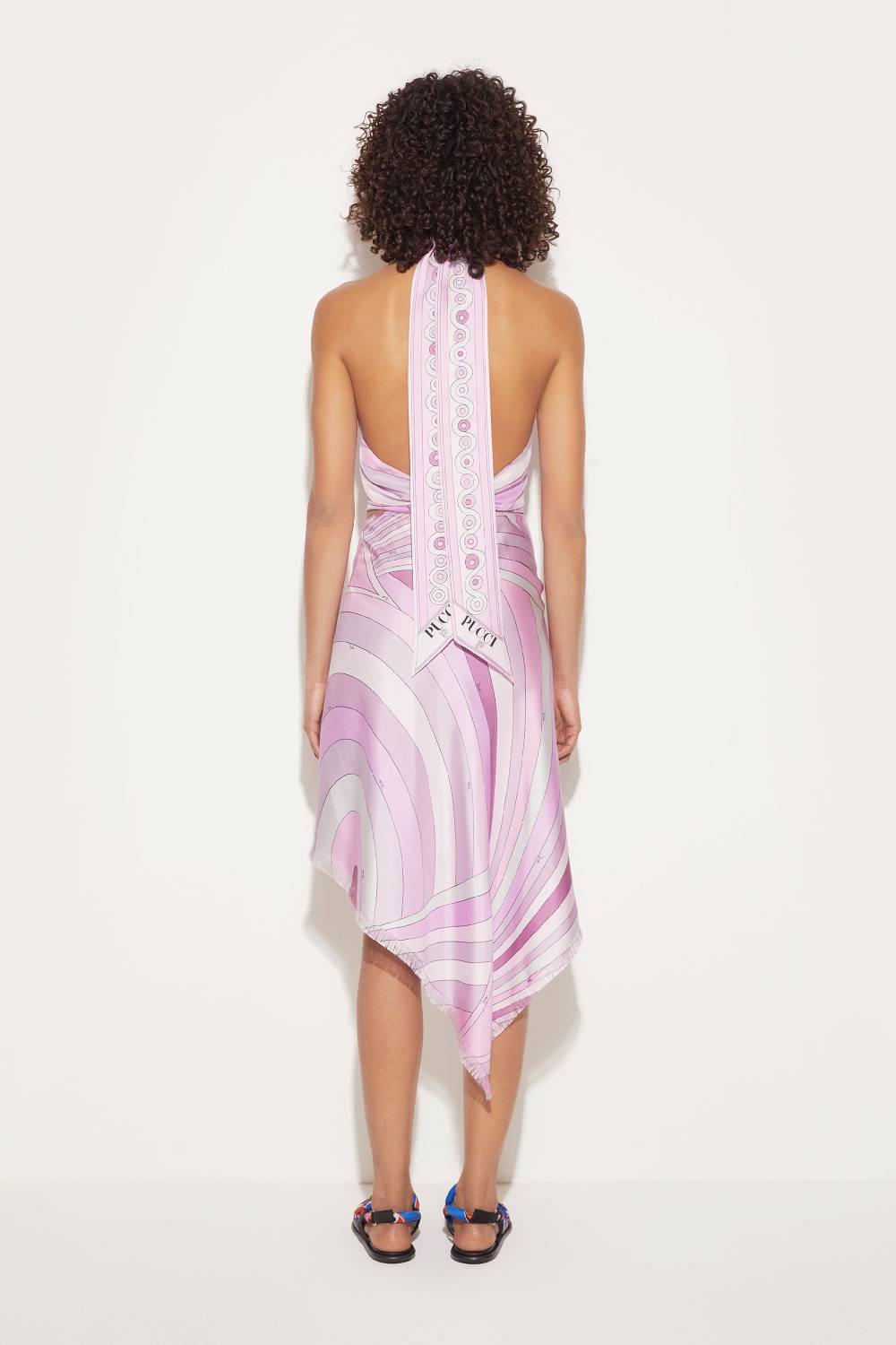Pucci Top in seta con stampa Iride Grandi sconti